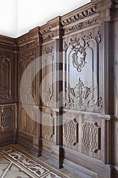 Oak wood panels