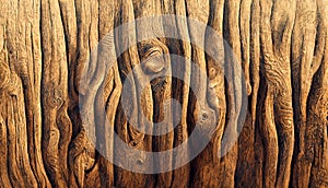 Oak wood texture with beautiful grain lines. Created with Generative AI tools