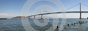 Oakland Bay Bridge Over San Francisco Bay