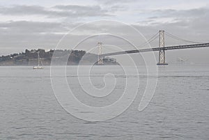 Oakland Bay Bridge in San Francisco, California, USA