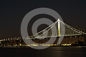 The Oakland Bay Bridge Summer Evening Shot