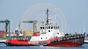 Tugboat GOLIATH at the Port of Oakland.