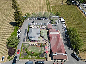 Oakville Grocery from the air, Napa Valley