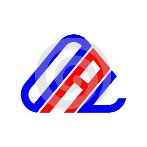 OAL letter logo creative design with vector graphic, OAL