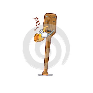 Oars musician of cartoon design playing a trumpet