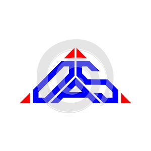 OAS letter logo creative design with vector graphic, OAS