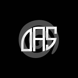 OAS letter logo design on BLACK background. OAS creative initials letter logo concept. OAS letter design