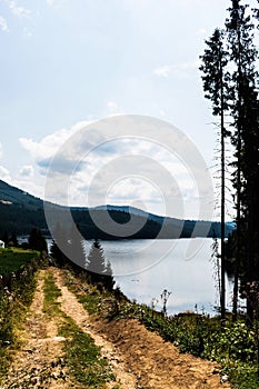 Oasa lake from Sureanu mountains