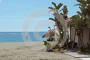 Oasis on the beach in Torremolinos, MÃÂ¡laga photo