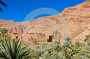 Oasis of the Todra River at Tinghir, Morocco