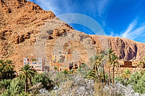 Oasis of the Todra River at Tinghir, Morocco