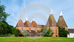 Oast houses in group photo