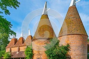 Oast houses in group photo