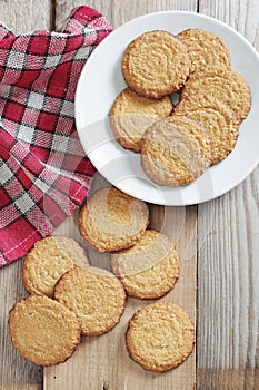 Oat biscuit cookies