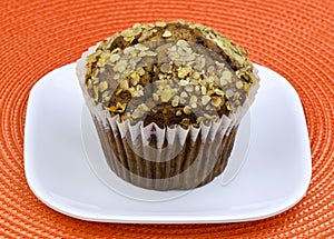 Oat bran muffin