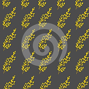 Oat seamless colorful pattern wallpaper. Oat sign