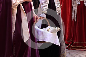 Oath of the district written on an aged parchment