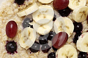 Oatmeal Breakfast with Fruit and Berries