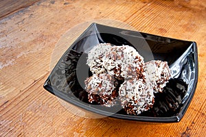 Oatmeal chocolate balls