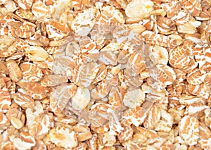 Oatmeal, close up