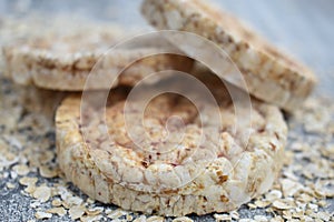 Oatmeal loaves healthy food for slenderness slim