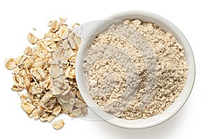 Oatmeal and porridge oats