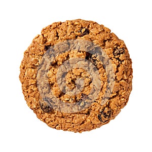 Oatmeal Raisin Cookie isolated