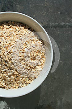 Oats in a Bowl