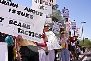 Obama Demonstration Supporters