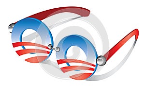 Obama Logo Eye Glasses