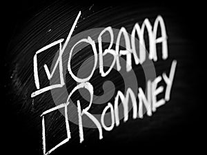 Obama and Romney choice