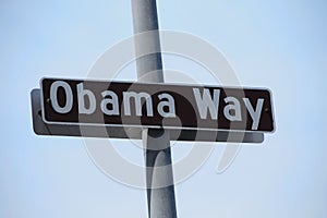 Obama Way Street Sign