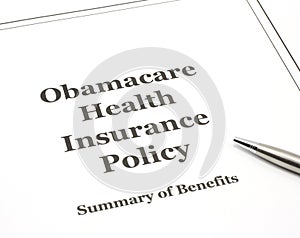 Obamacare ready to be signed. photo
