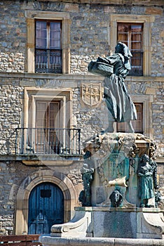 Obdulio FernÃ¡ndez Pando Monument. Villaviciosa, Principality of Asturias, Spain, Europe photo