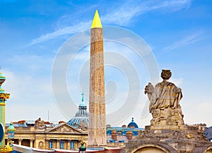 obelisc in la concorde square paris