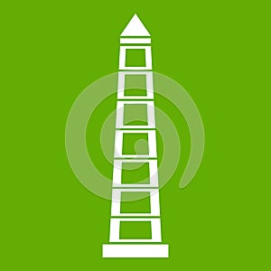 Obelisco of Buenos Aires icon green