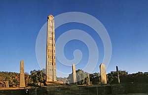 Obelisk in the Aksum Kingdom