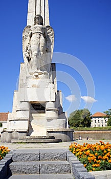 Obelisk in Alba Iulia, dedicated to Horea, Closca and Crisan, the leaders of the 1784 uprising.