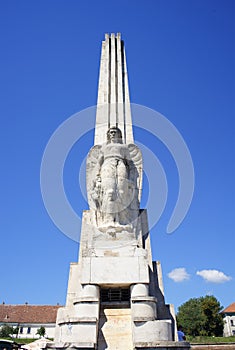 Obelisk in Alba Iulia, dedicated to Horea, Closca and Crisan, the leaders of the 1784 uprising.