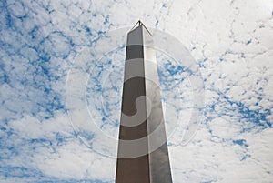 Obelisk column marble blue sky