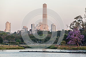 Obelisk in Ibirapuera Sao Paulo