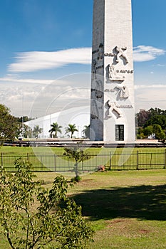 Obelisk in ibirapuera Sao Paulo