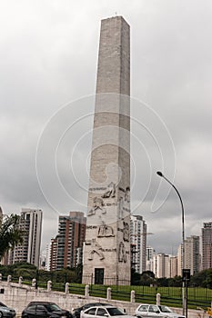 Obelisk in Ibirapuera Sao Paulo