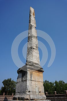 Obelisk in Iznik, Turkiye