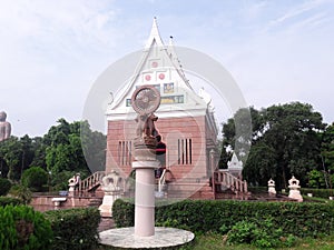 An obelisk of king Ashoka the Ashok Stambh in India