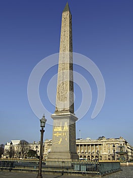 Obelisk of Louxor in Paris.
