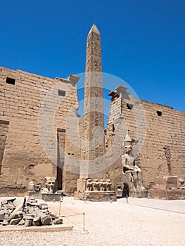 Obelisk at Luxor temple, Egypt