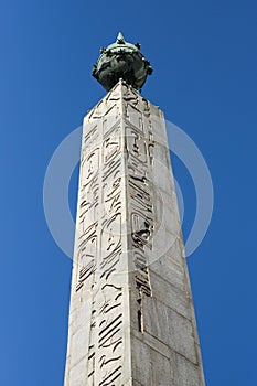 Obelisk of Montecitorio in Rome