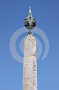 Obelisk of Montecitorio in Rome