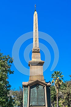 Obelisk Piazza della Republica Rome Italy photo